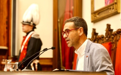 Ignasi Giménez en el seu discurs d'investidura | Juanma Peláez